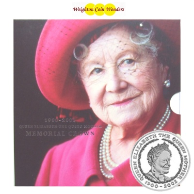 2002 BU £5 Crown Pack – Queen Mother Memorial 2002 BU £5 Crown Pack – Queen Mother Memorial